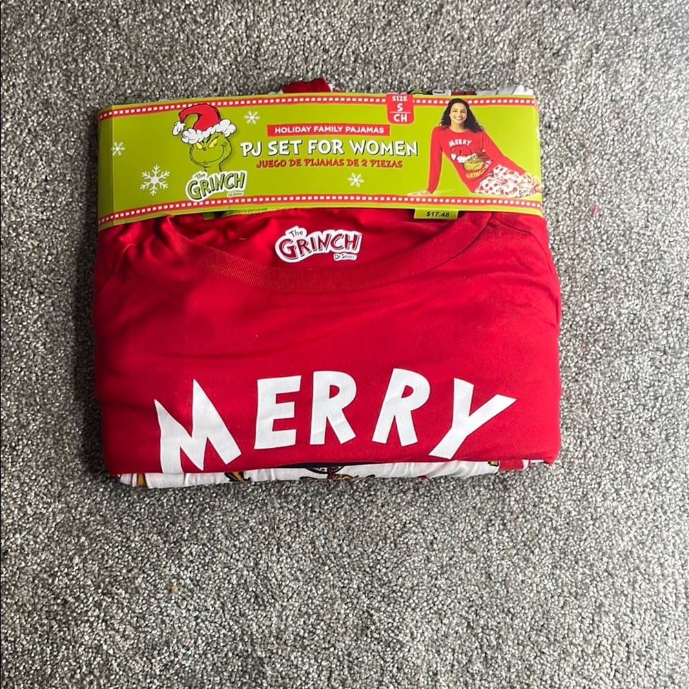 Grinch Holiday Pajama Set for Women
